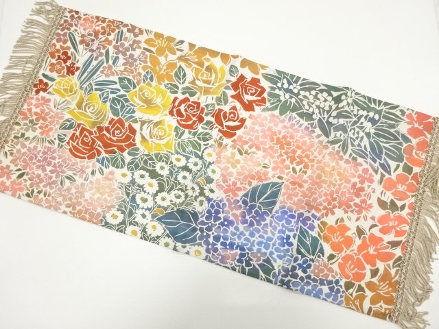 薔薇・紫陽花・桜模様　卓布
